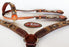 Horse Show Saddle Tack Rodeo Bridle Western Leather Headstall Breast Collar 7803