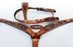 Horse Saddle Tack Rodeo Bridle Western Leather Headstall Breast Collar 78115B