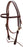 Horse Western Brown Leather Plain Horse Browband Headstall Bridle Tack 78209BR