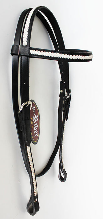 Horse Show Saddle Tack Rodeo Bridle Western Leather Headstall  7851H