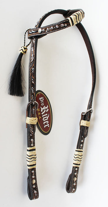 Horse Show Saddle Tack Rodeo Bridle Western Leather Headstall Breast Collar 7871