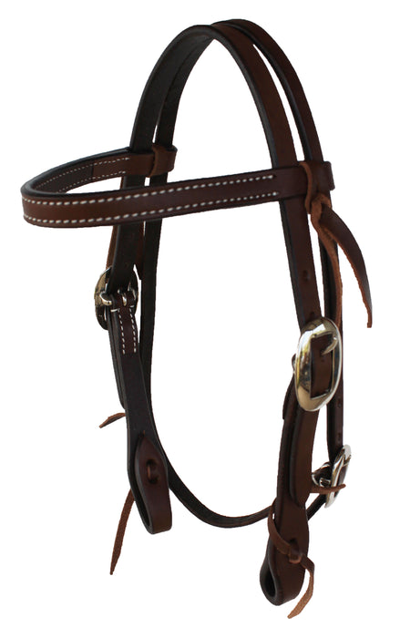Horse Saddle Tack Bridle Western Leather Headstall Pony 78RT05