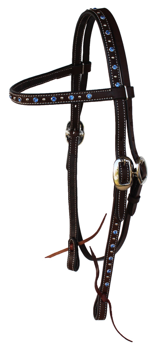 Horse Saddle Tack Bridle Western Leather Headstall  78RT10HB