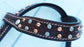 Horse Show Bridle Western Leather Headstall Breast Collar 7992A