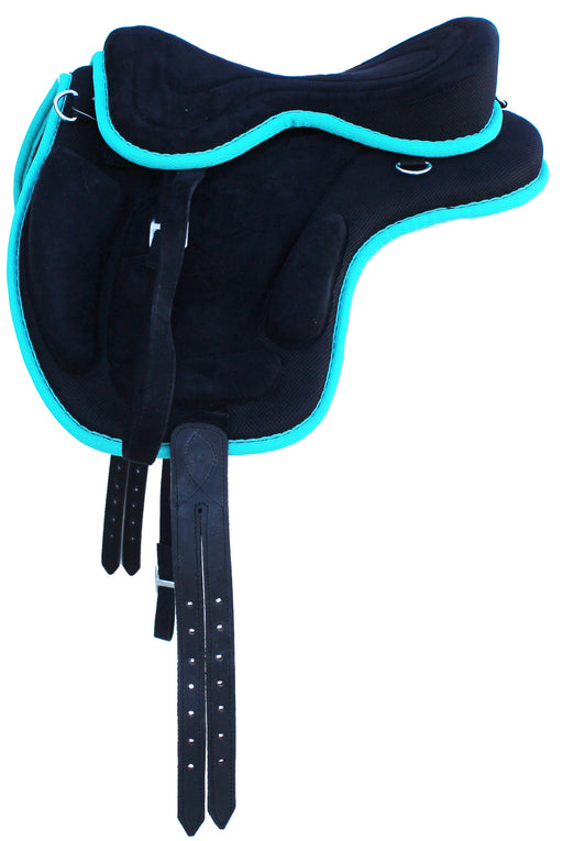 English Horse Polo Synthetic Treeless Lightweight Saddle Stirrups 80209