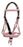 English Horse Salmon Pink All-Purpose Trail Leather Bridle Reins Pony 80327PK-P