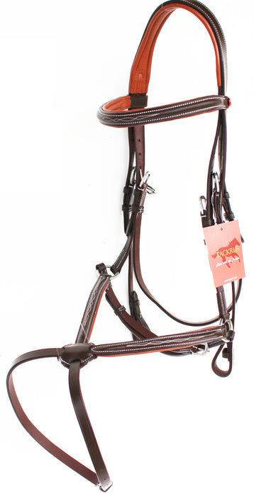 Horse English Padded Leather Jumping Adjustable Figure 8 Bridle Full 803447