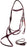 Horse English Padded Leather Jumping Adjustable Figure 8 Bridle Full 803447