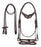 English Mahogany Padded Leather Tack All-Purpose Jumping Bridle 803449MG