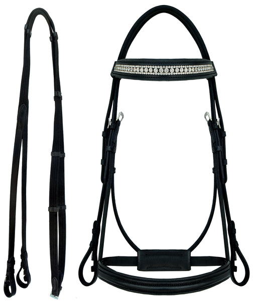 English All-Purpose Trail Leather Bridle Reins 805EB04