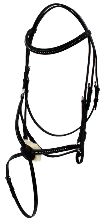 Horse English Figure Eight Brown Leather Jumping Hunter Bridle Reins 805EB05