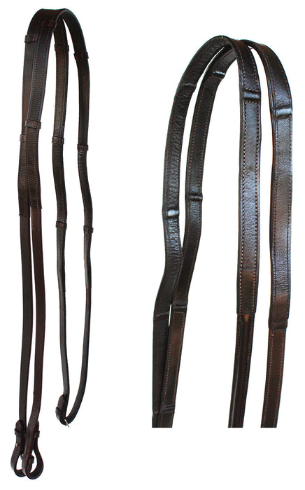 54" Horse English Padded Soft Leather Reins w/ Buckles 805LR05