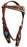 Challenger Western Browband Bridle Carved Headstall w/ Cross Conchos 8087