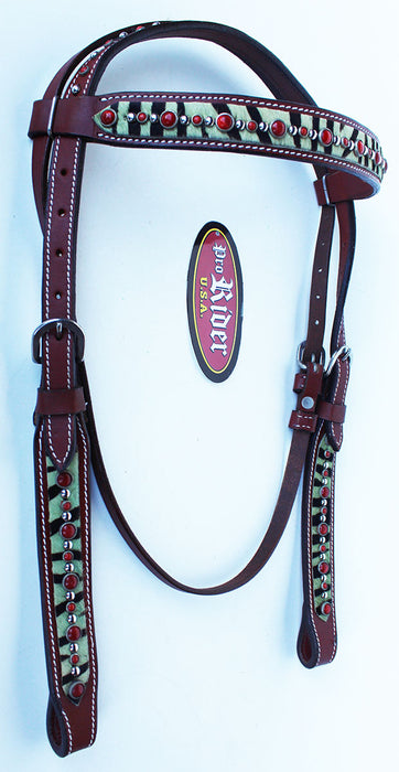 Horse Show Tack Horse Bridle Western Leather Headstall  8218HB