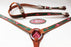 Show Tack Horse Bridle Western Leather Headstall Breast Collar Green 8234