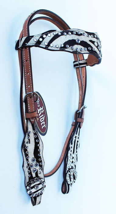 Show Tack Bridle Western Leather Rodeo Headstall  8501H
