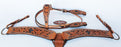 Show Tack Bridle Western Leather Rodeo Headstall Breast Collar 85101