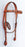 Show Tack Bridle Western Leather Rodeo Headstall  85118H