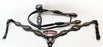 Show Tack Bridle Western Leather Rodeo Headstall Breast Collar 8526