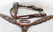 Show Tack Bridle Western Leather Rodeo Headstall Breast Collar 8527
