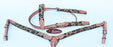 Show Tack Bridle Western Leather Rodeo Headstall Breast Collar 8540