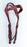 Show Tack Bridle Western Leather Rodeo Headstall  8541H