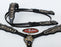 Horse Show Tack Bridle Western Leather Rodeo Headstall Breast Collar Black 8561