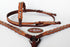 Show Tack Bridle Western Leather Rodeo Headstall Breast Collar 8581