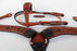 Show Tack Bridle Western Leather Rodeo Headstall Breast Collar 8584