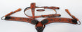 Show Tack Bridle Western Leather Rodeo Headstall Breast Collar 8584