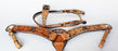 Show Tack Bridle Western Leather Rodeo Headstall Breast Collar 8585