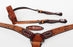 Horse Tack Bridle Western Leather Headstall Breast Collar 8813A