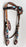 Horse Show Bridle Western Leather Rodeo Headstall Red 8822HB