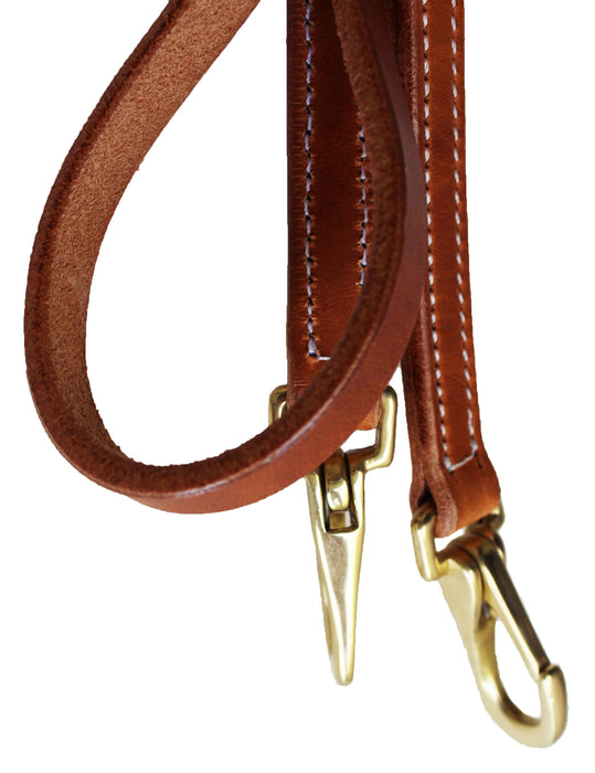 Horse Western Amish USA Hermann Oak Leather Headstall with Snap Ends 975H101