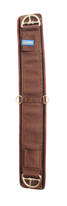 Horse Western Straight Girth Straight Cinch Neoprene Non-Slip Tack Brown 9765BR